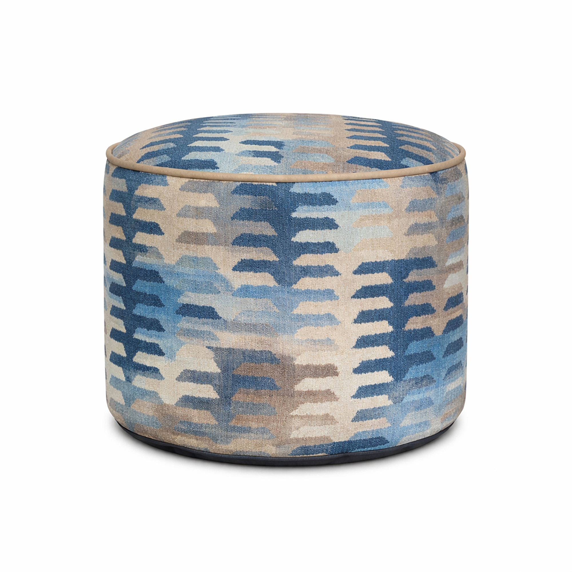 Howard Elliott Tall Navajo Navy Pouf 872-1369
