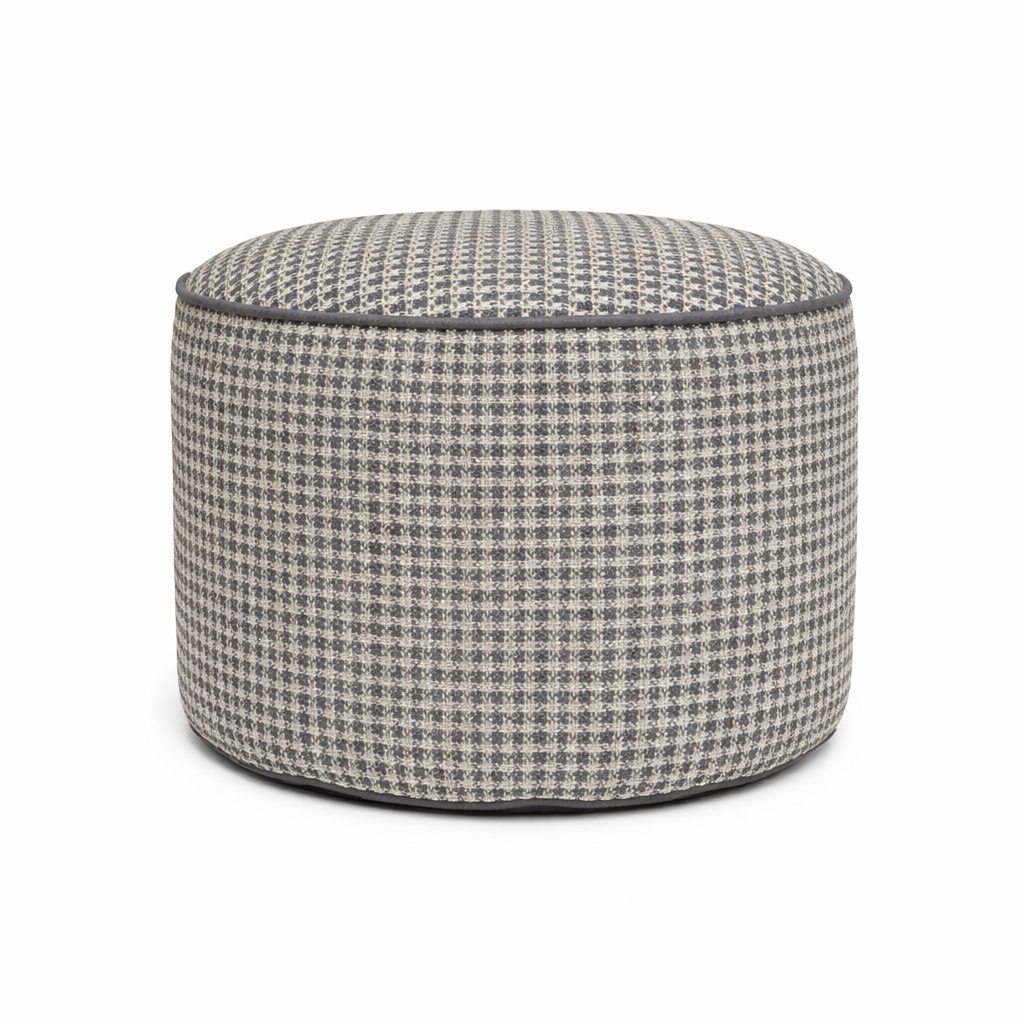 Howard Elliott Tall Furley Grey Pouf 872-1379