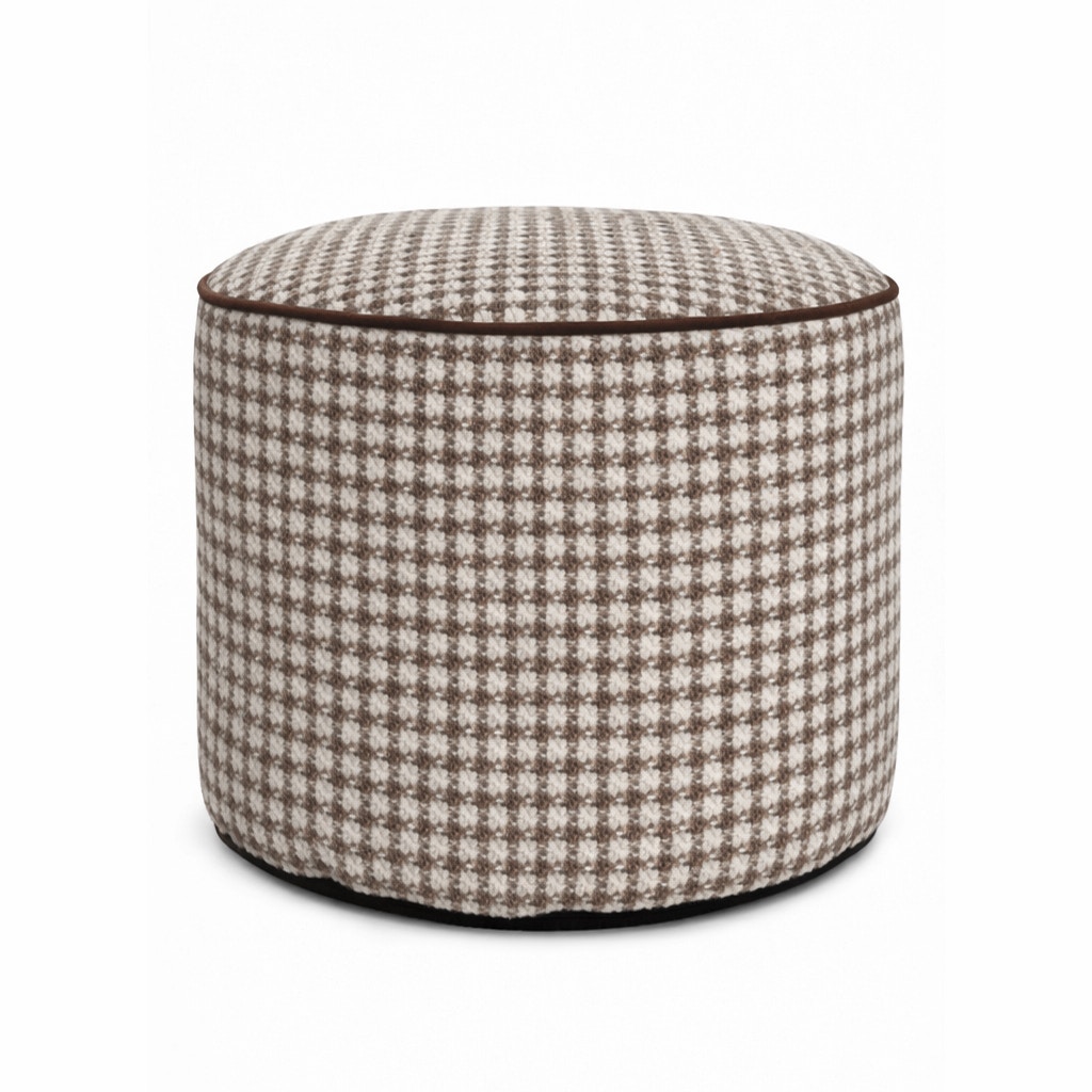 Howard Elliott Tall Furley Caramel Pouf 872-1381