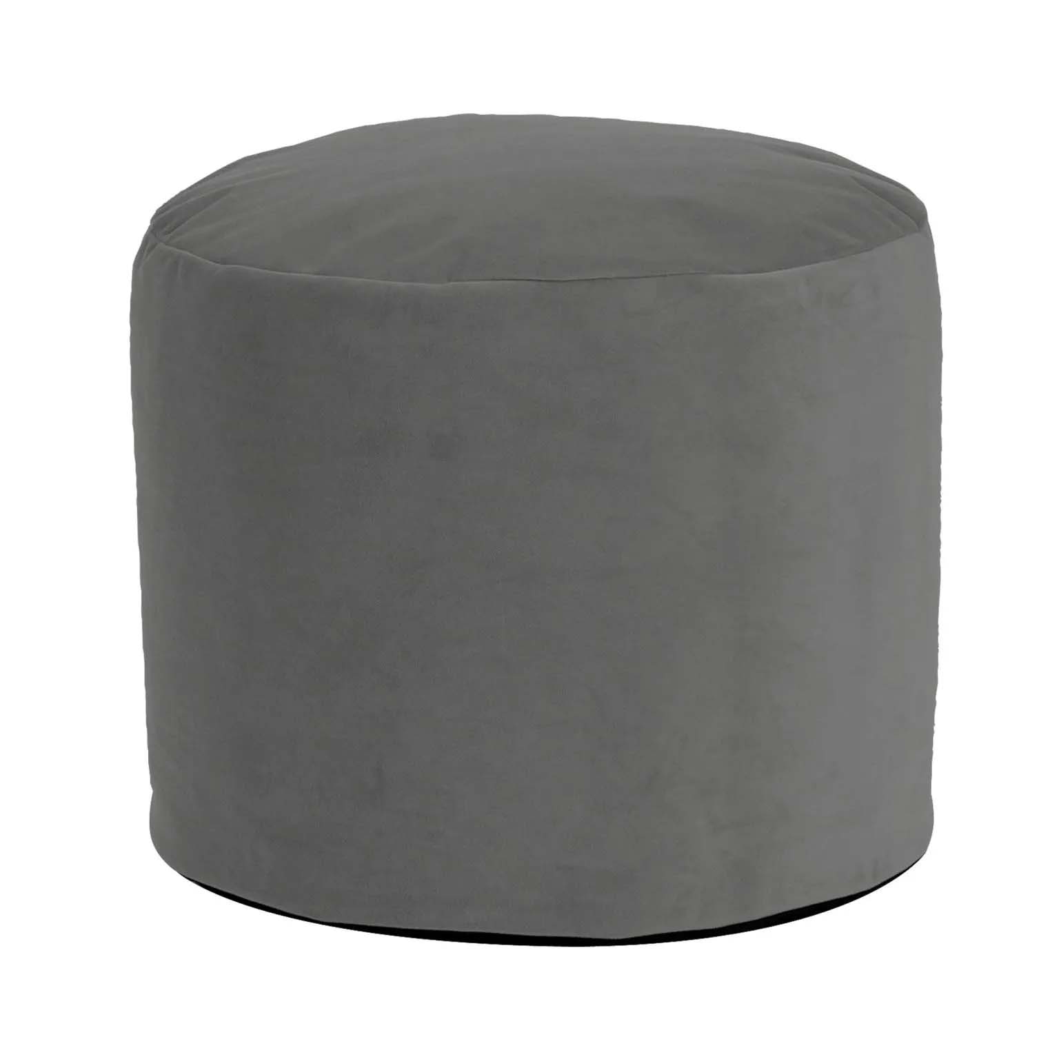 Howard Elliott Tall Pouf Bella Pewter 872-225