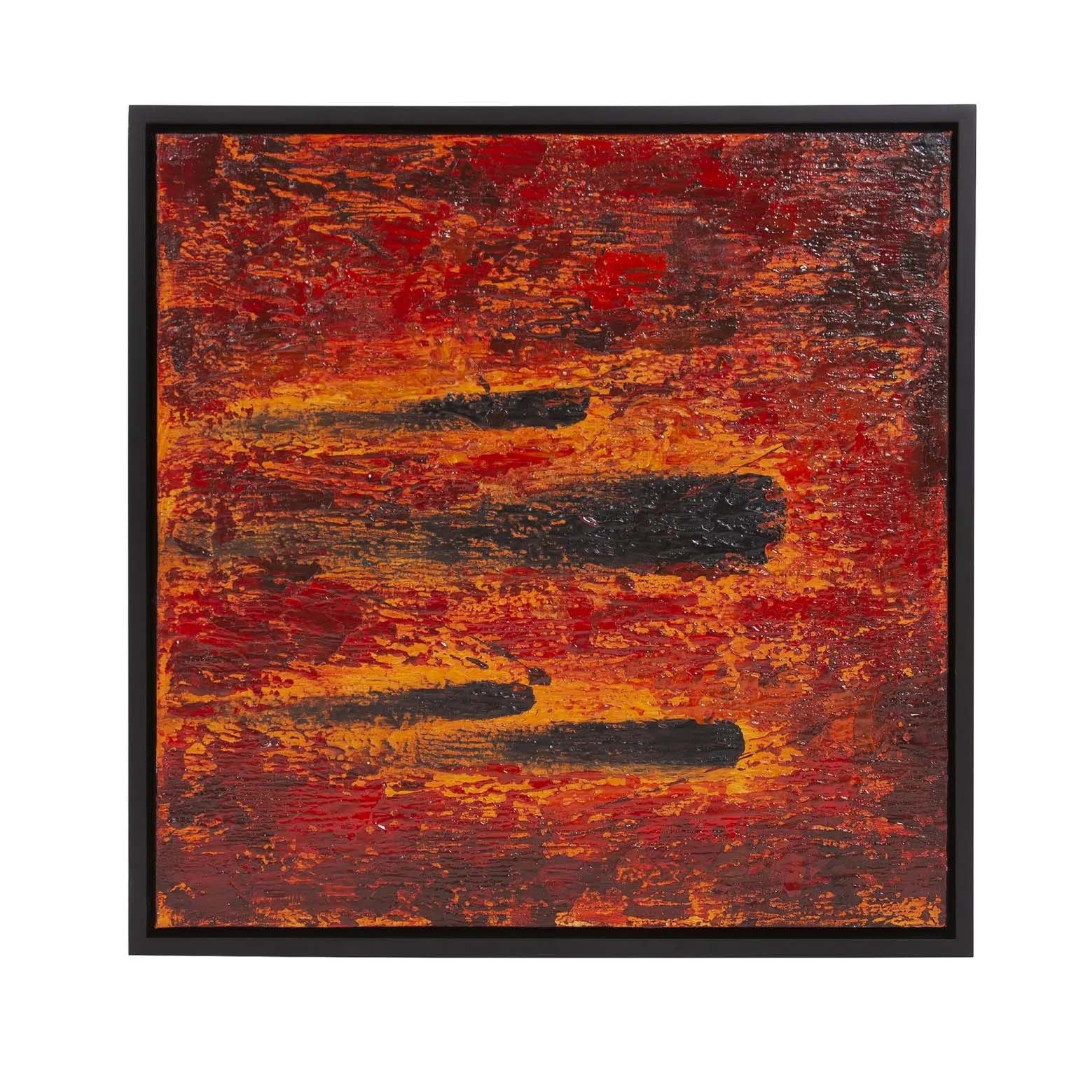 Howard Elliott Comet Blue Flare Hand Painted Original Art 92357