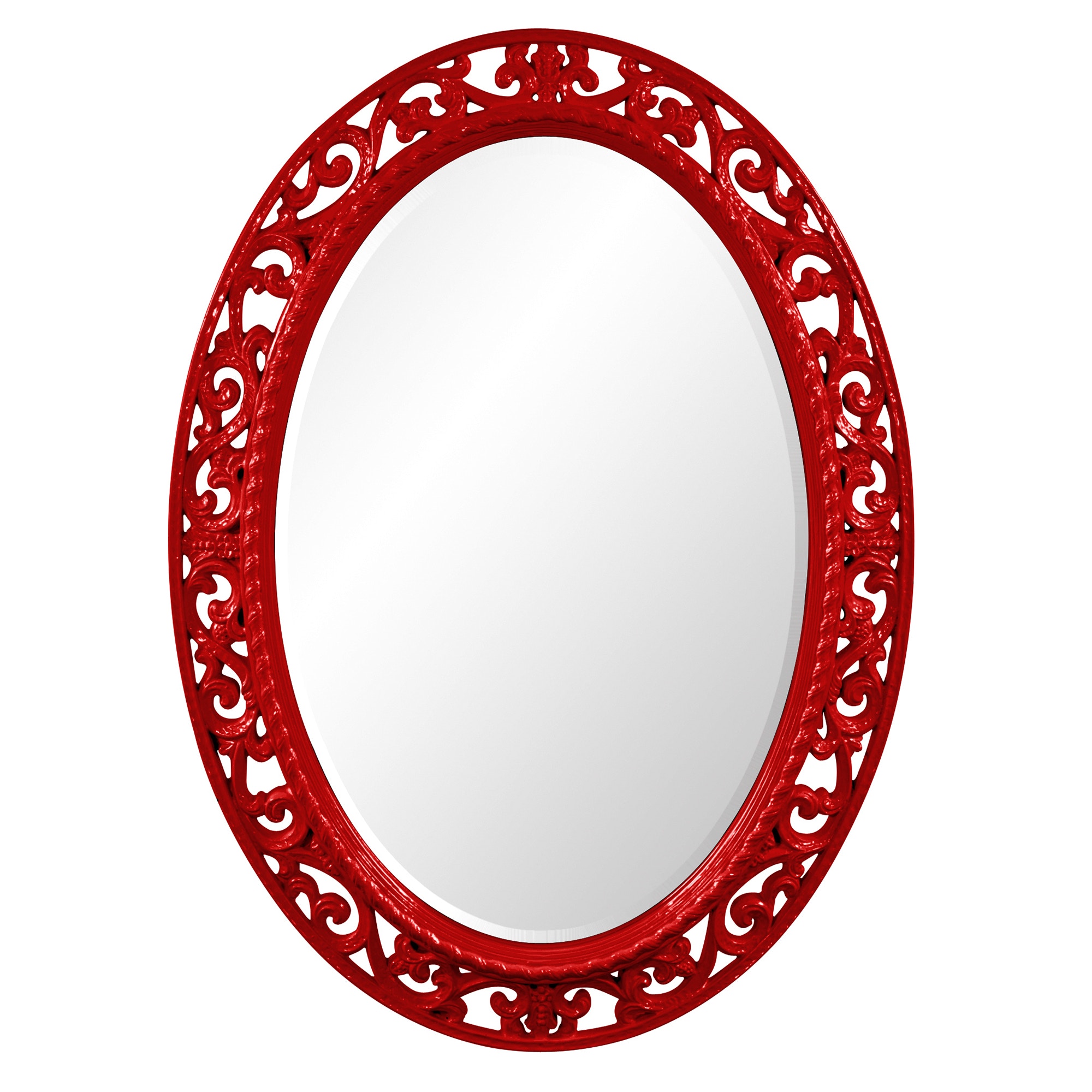 Howard Elliott Suzanne Mirror - Glossy Red 2123R