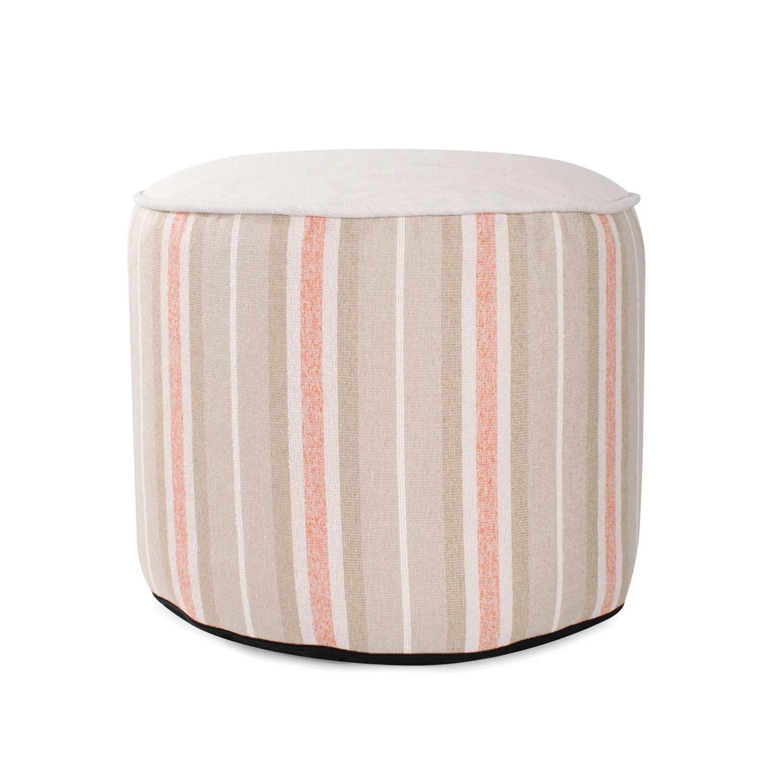 Howard Elliott Indoor/Outdoor Pouf Tall Dune Terra Q872-1350