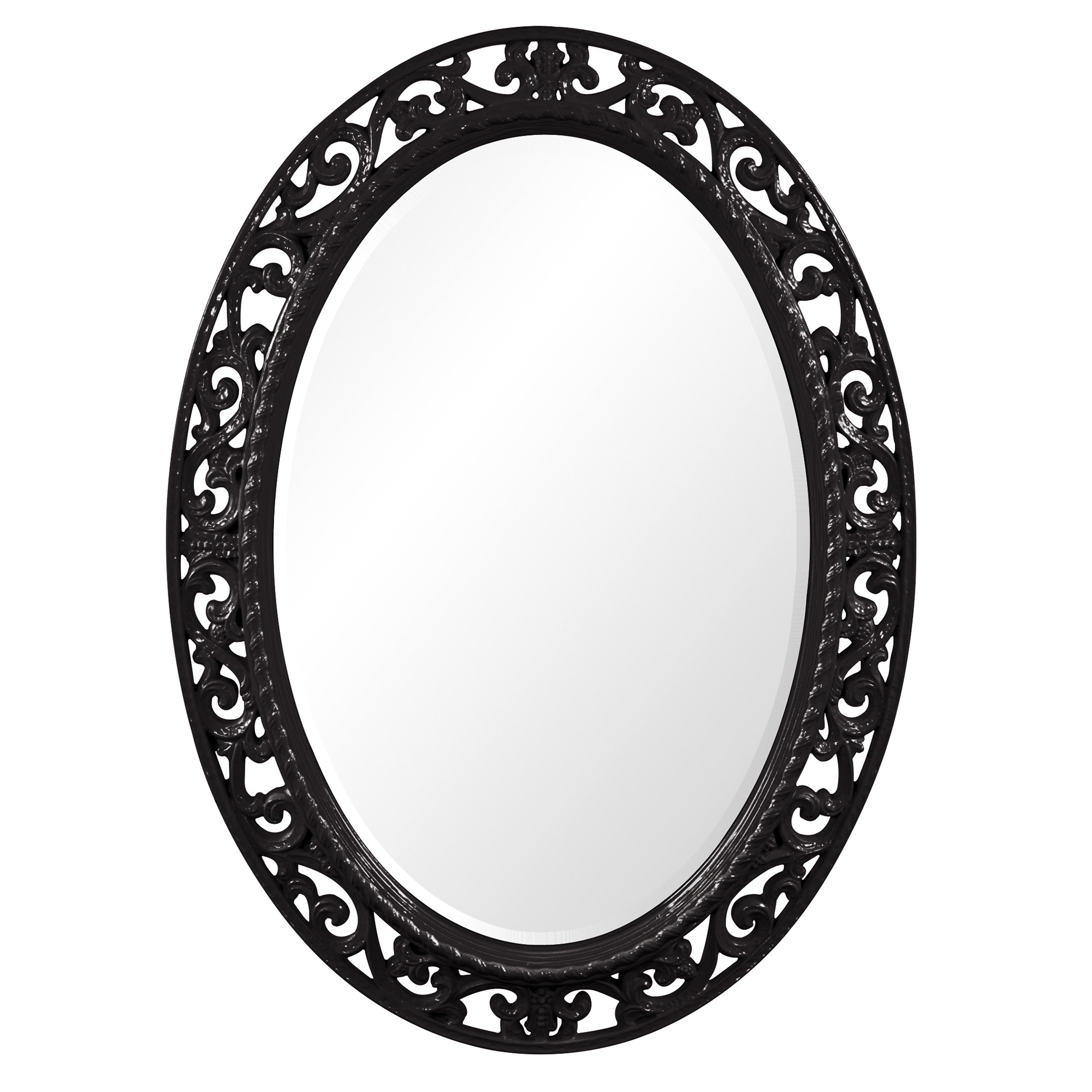 Howard Elliott Suzanne Mirror - Glossy Black 2123BL