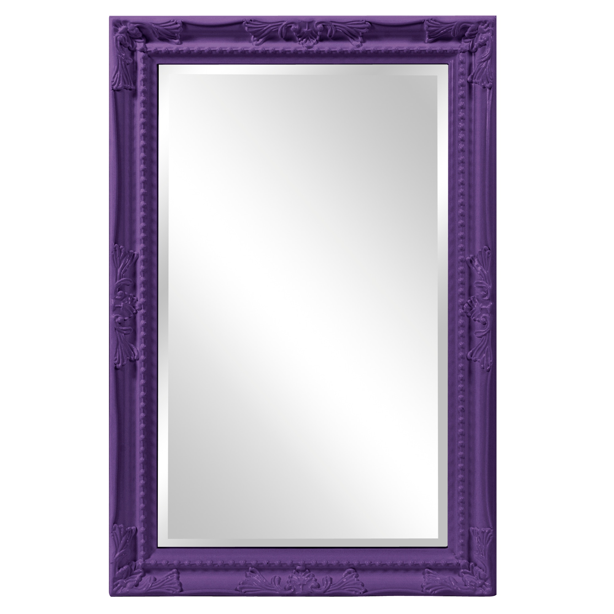 Howard Elliott Queen Ann Mirror - Glossy Royal Purple 53081RP