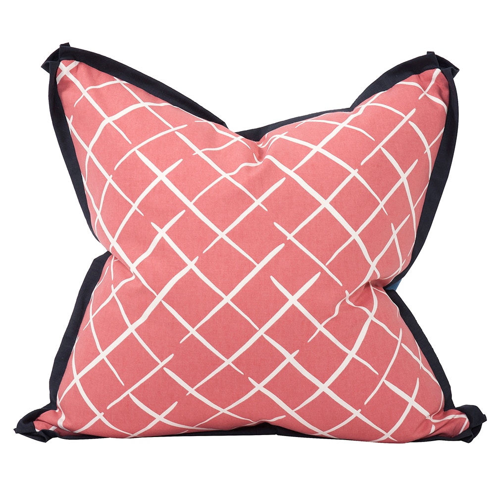 Howard Elliott 24 x 24 Pillow Cove End Rhubarb - Poly Insert 3-663
