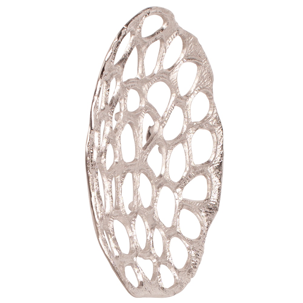 Howard Elliott Nickel Plated Open Honeycomb Wall Art - Large 51006
