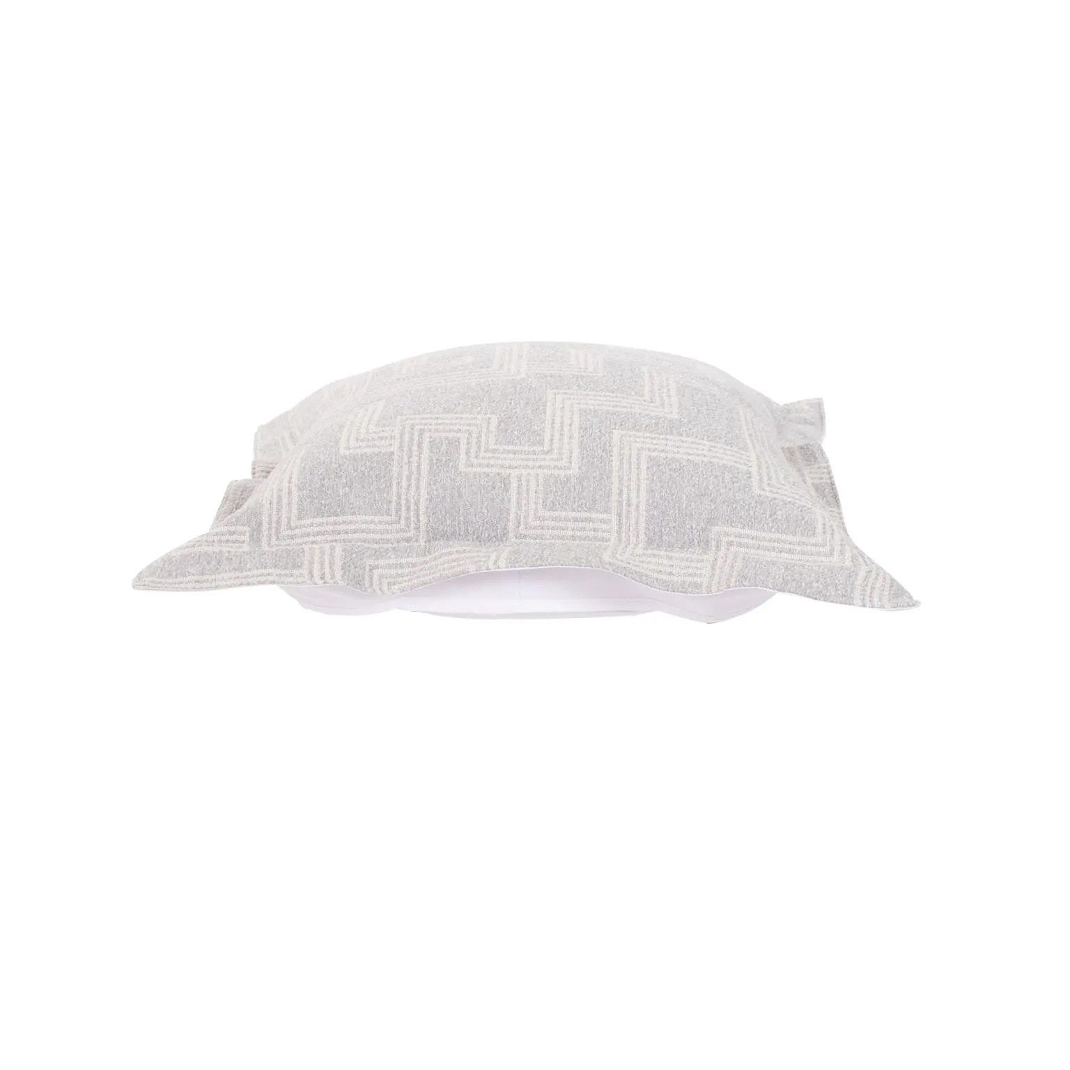 Howard Elliott Indoor/Outdoor Puff Scroll Ottoman Syros Fog Cover Only QC310-1353