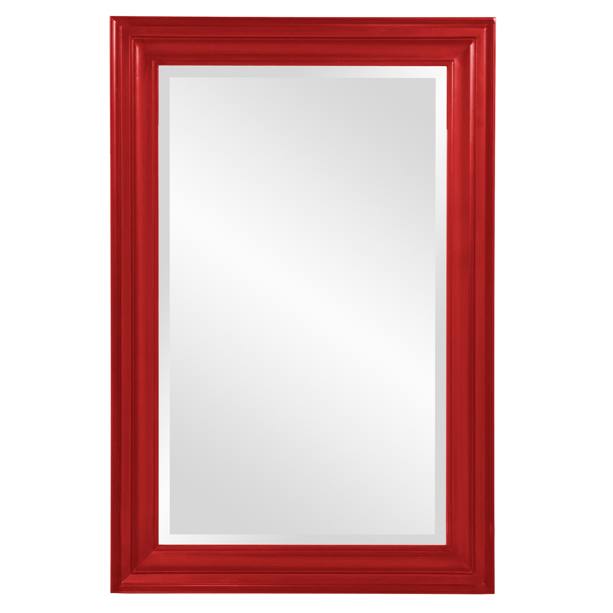 Howard Elliott George Mirror - Glossy Red 53049R