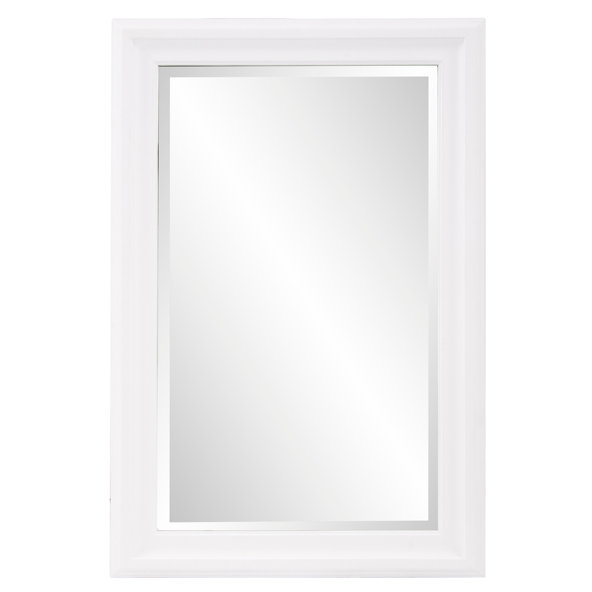 Howard Elliott George Matte White Mirror 53121