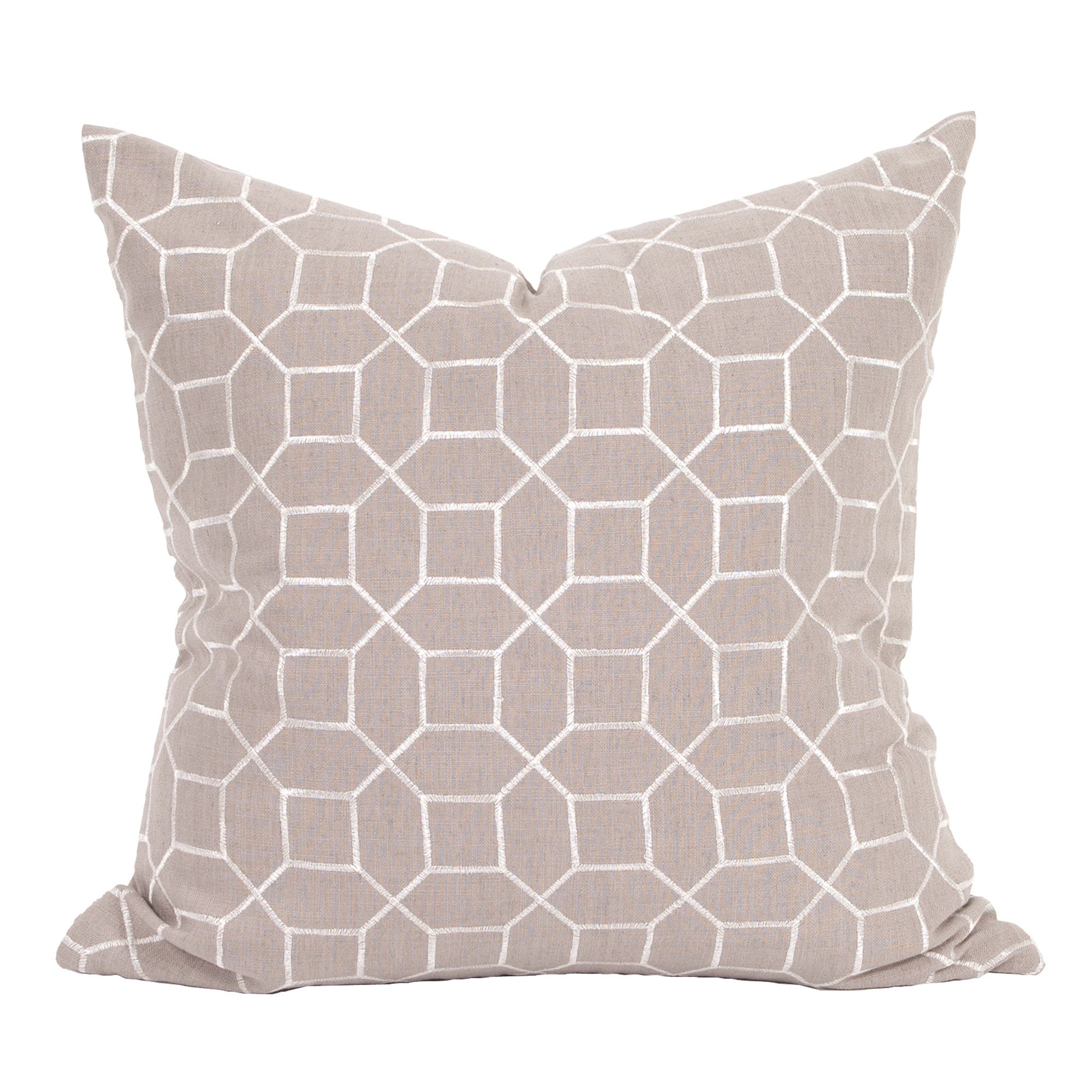 Howard Elliott 24 x 24 Pillow Trellis Slate - Down Insert 3-604F
