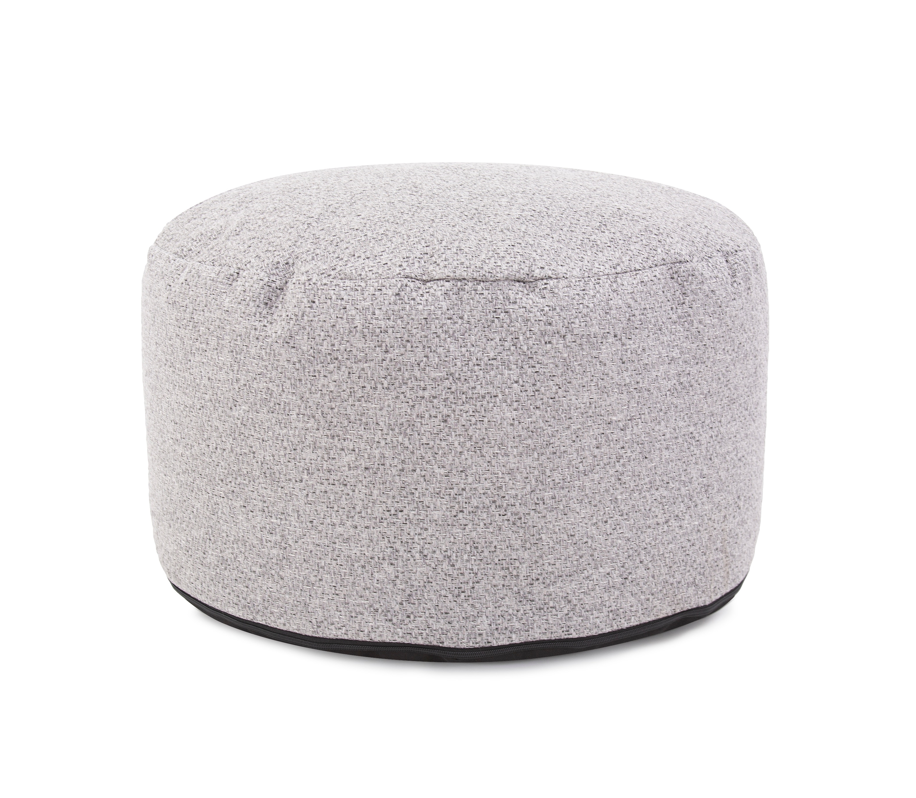 Howard Elliott Round Foot Pouf Panama Stone 871-1285