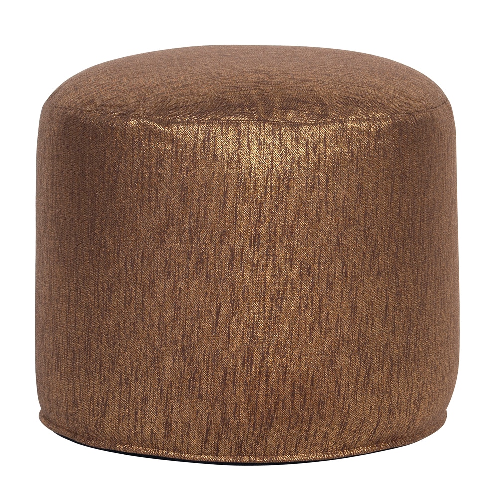 Howard Elliott Living Room Tall Pouf Glam Chocolate 872 293