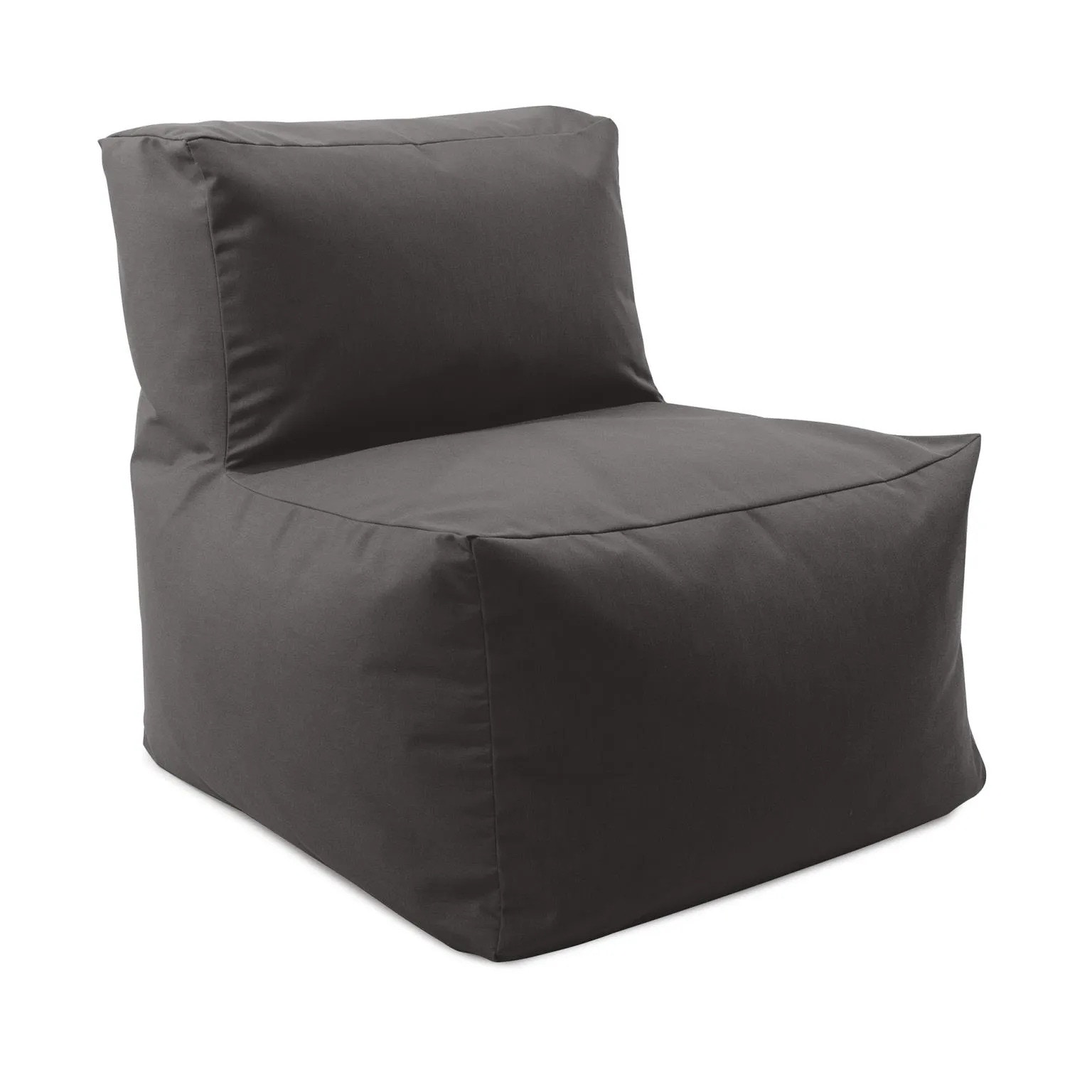 Howard Elliott Outdoor Pouf Chair- Seascape Charcoal Q875-460