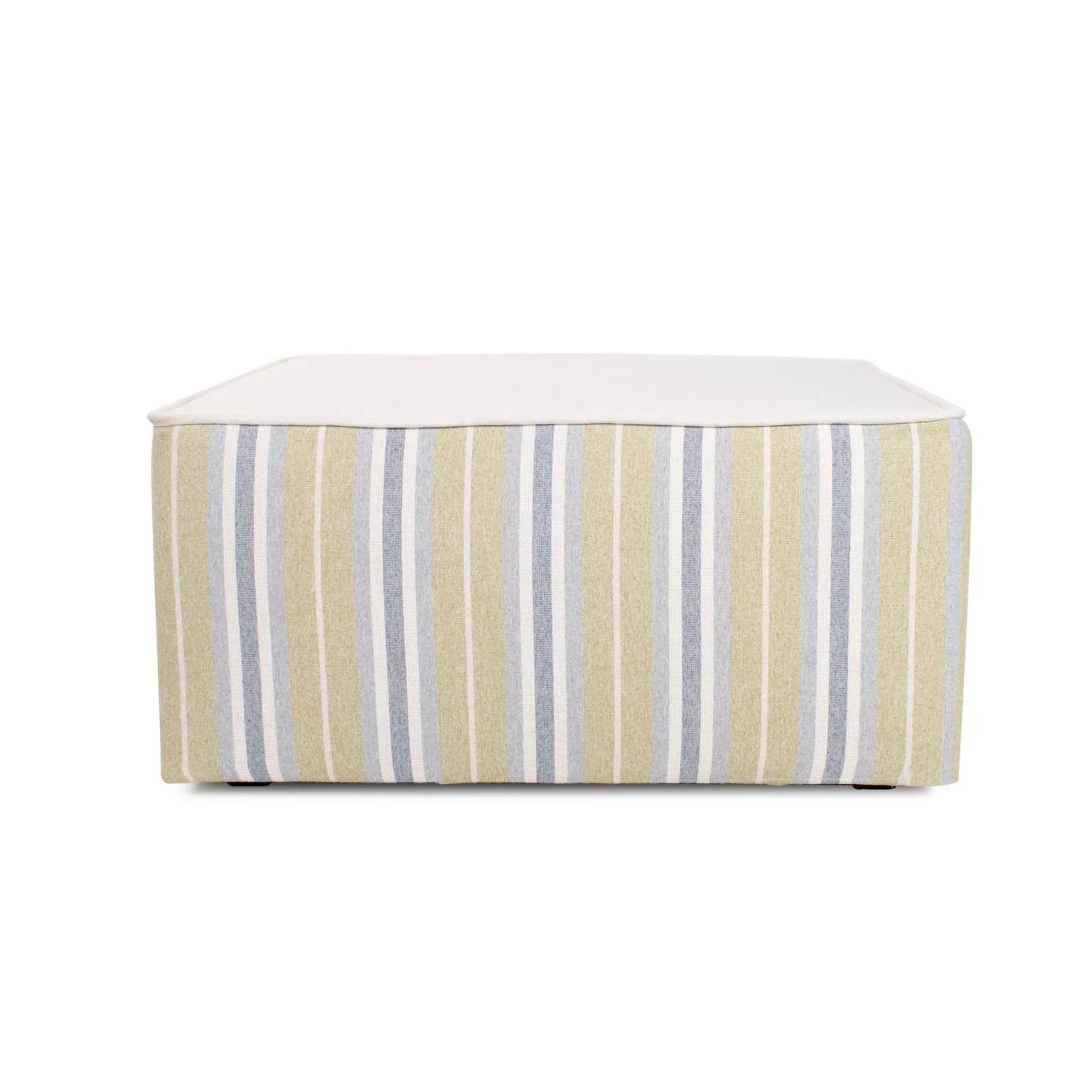 Howard Elliott Indoor/Outdoor Universal Square Ottoman Dune Moss Q133-1351
