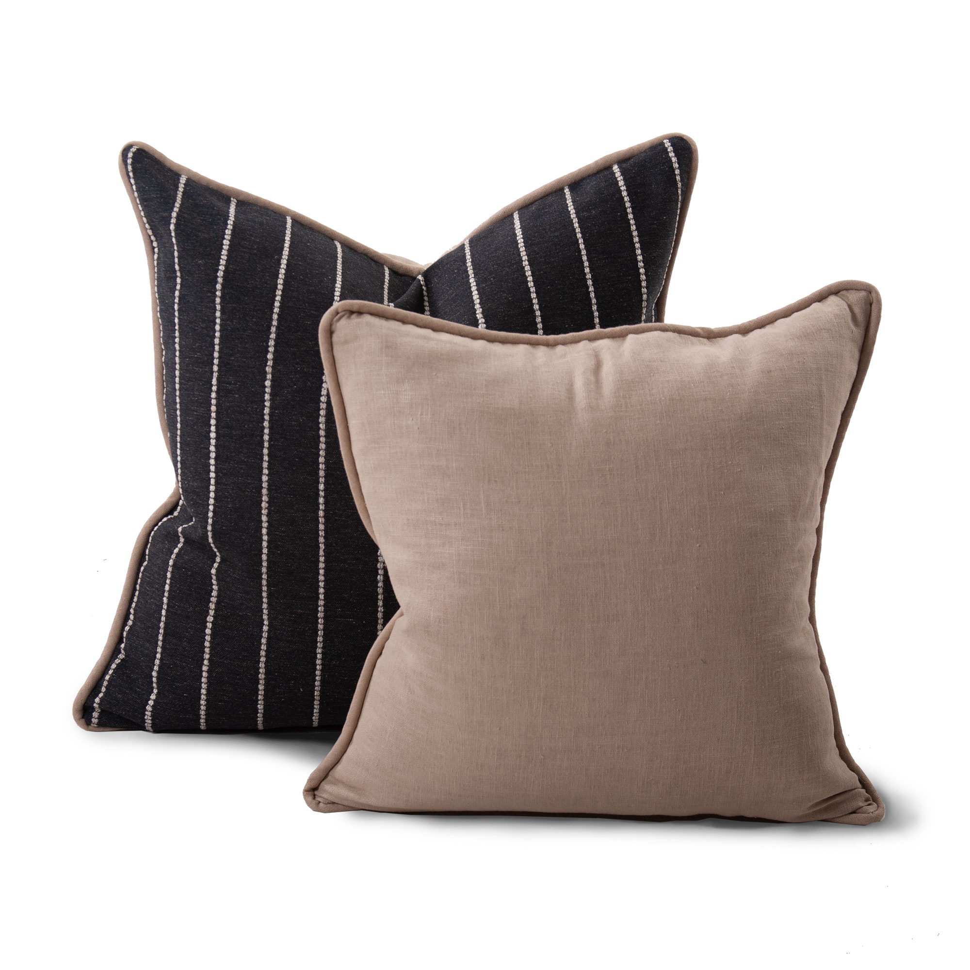 Howard Elliott 24 in. x 24 in. Pillow Evie Onix - Down Insert 3-1257F