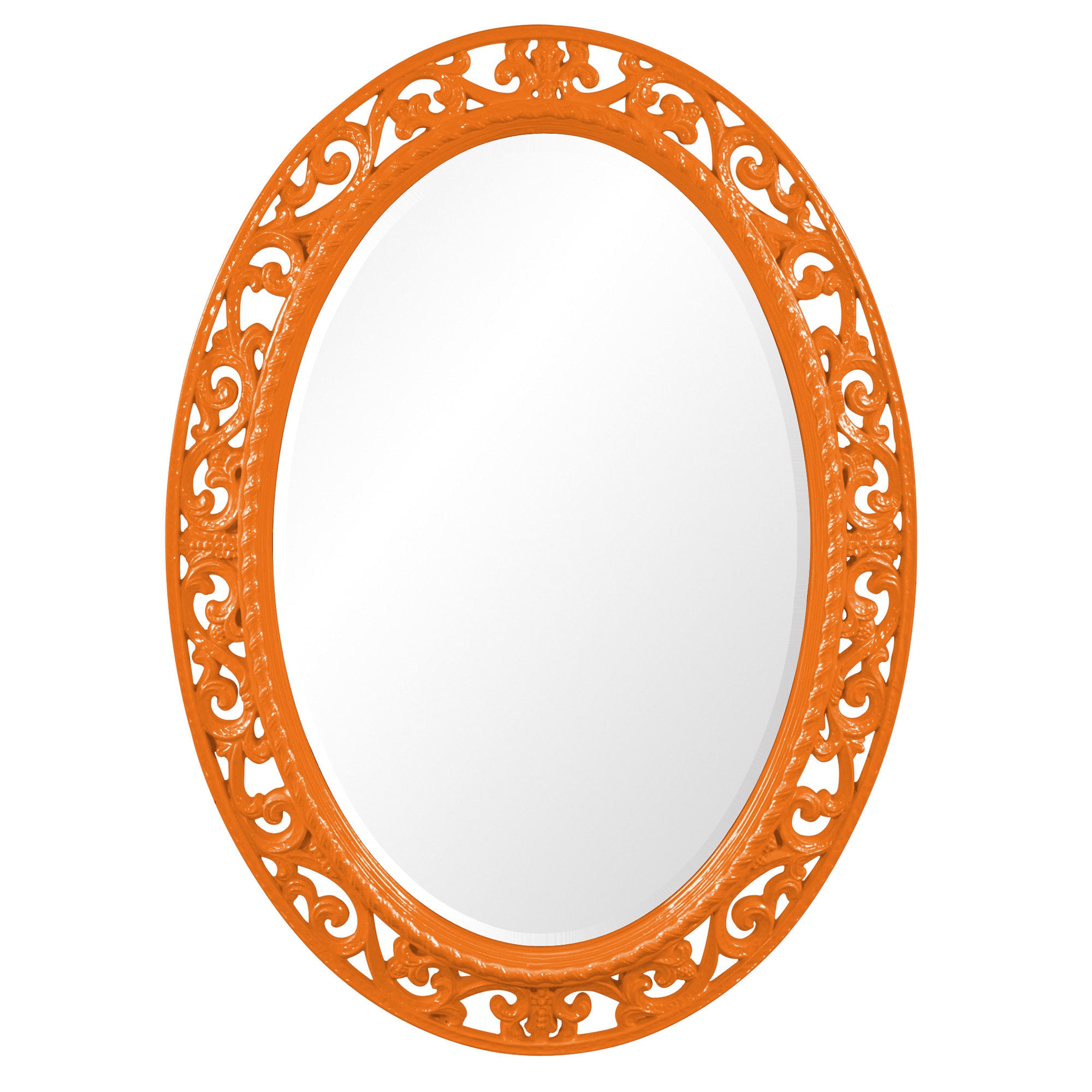 Howard Elliott Suzanne Mirror - Glossy Orange 2123O