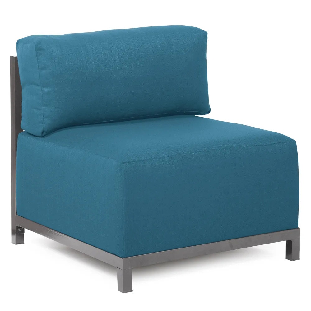 Howard Elliott Axis Chair Seascape Turquoise Slipcover -Cover Only Q920-298