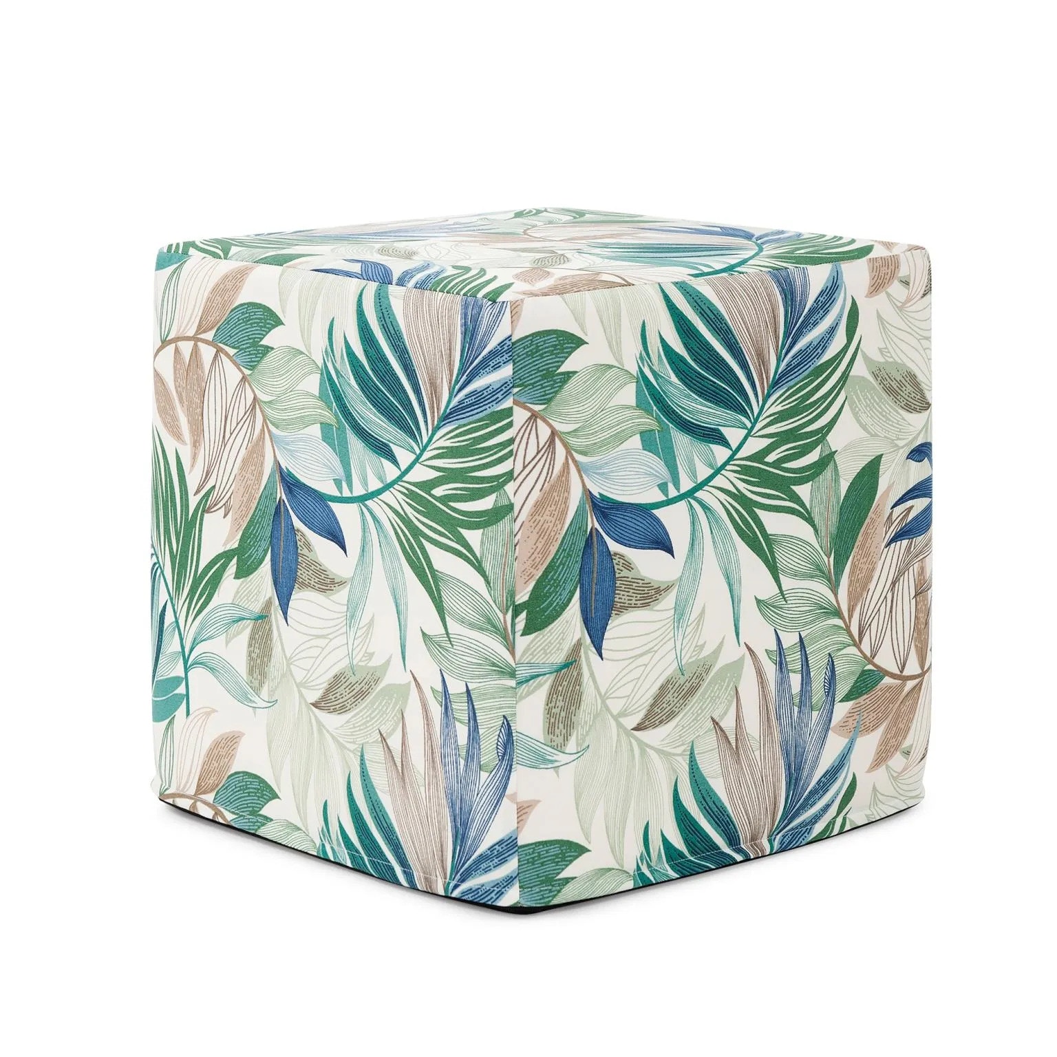 Howard Elliott Indoor/Outdoor No Tip Block - Fern Indigo Q850-1274