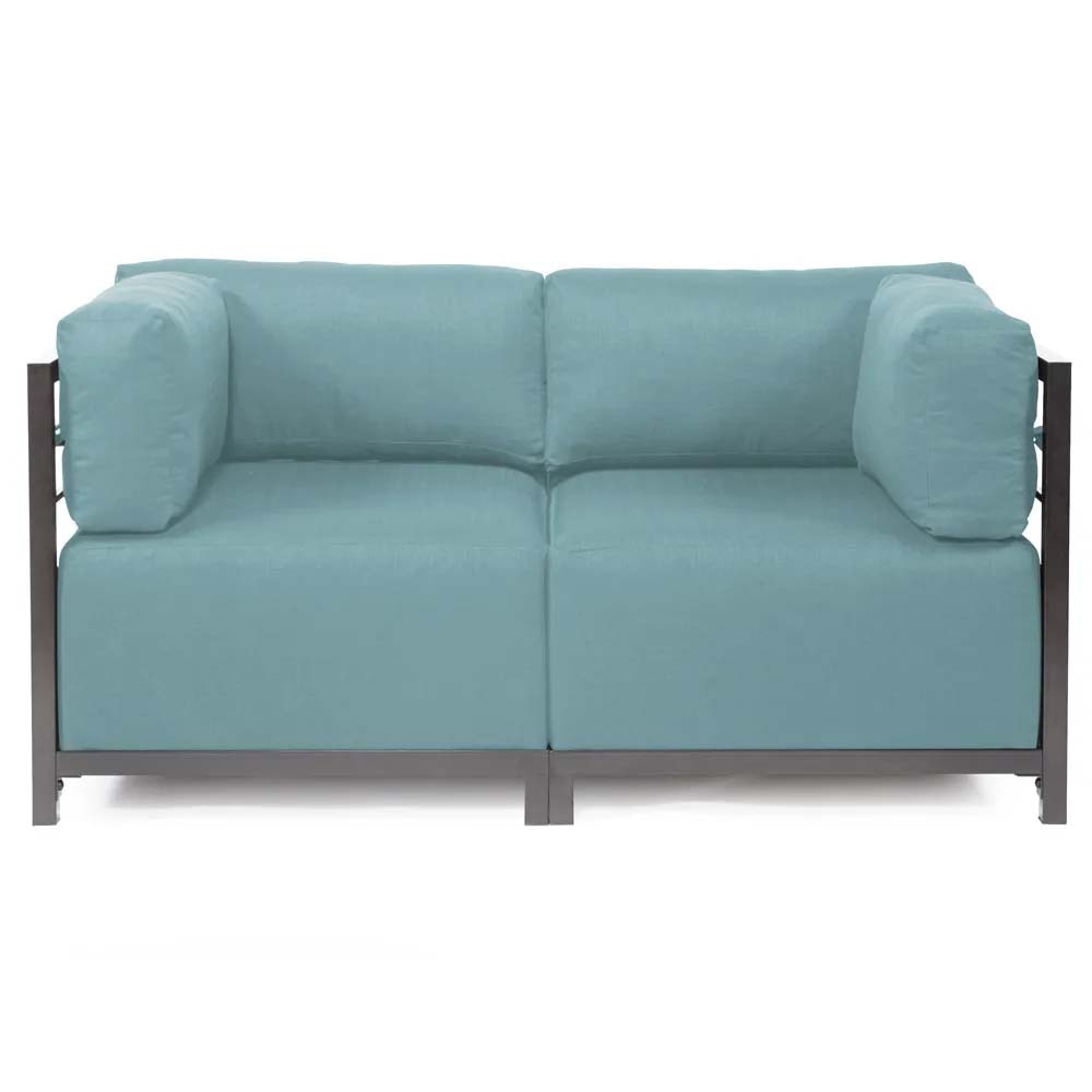 Howard Elliott Axis 2 PC Sectional -  Sterling Breeze Titanium Frame K922T-200
