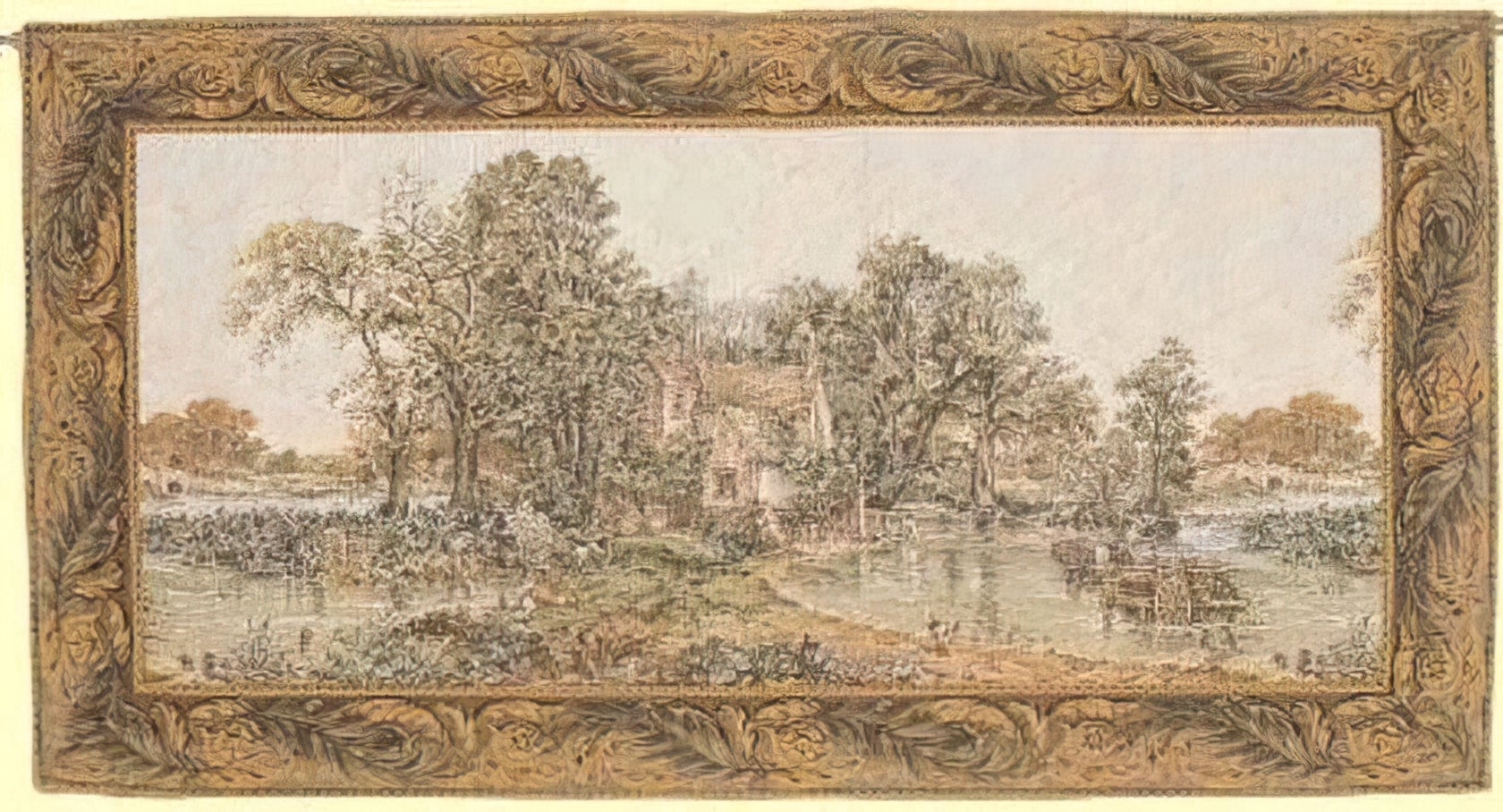  Village Tapestry 63x50 17204