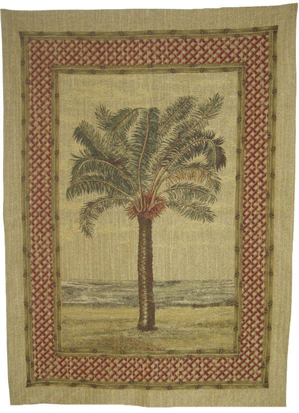  Palm Tree - Belgian Tapestry Tapestry 46x62 28002