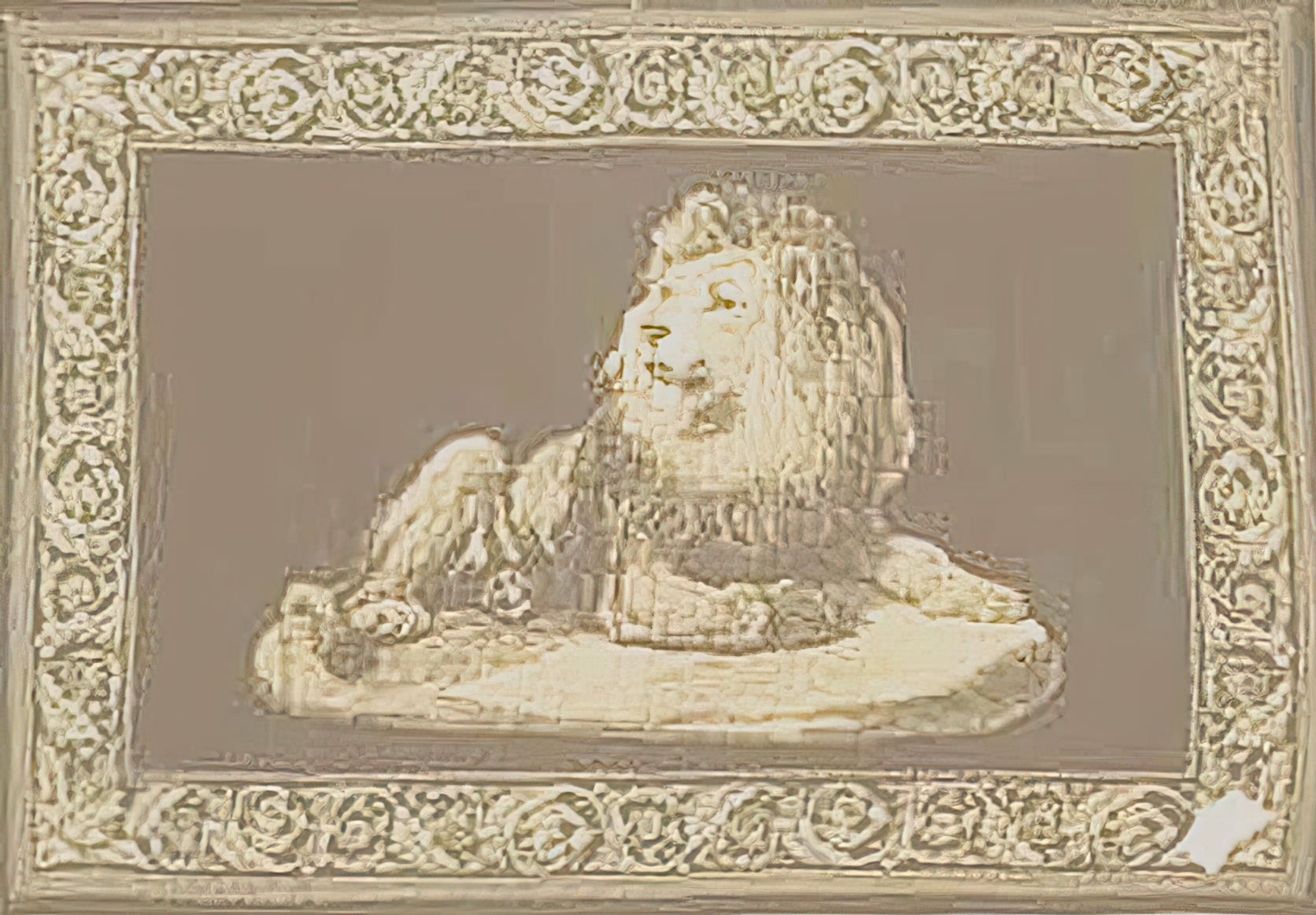  Lion/Gold Tapestry 55x77 28746