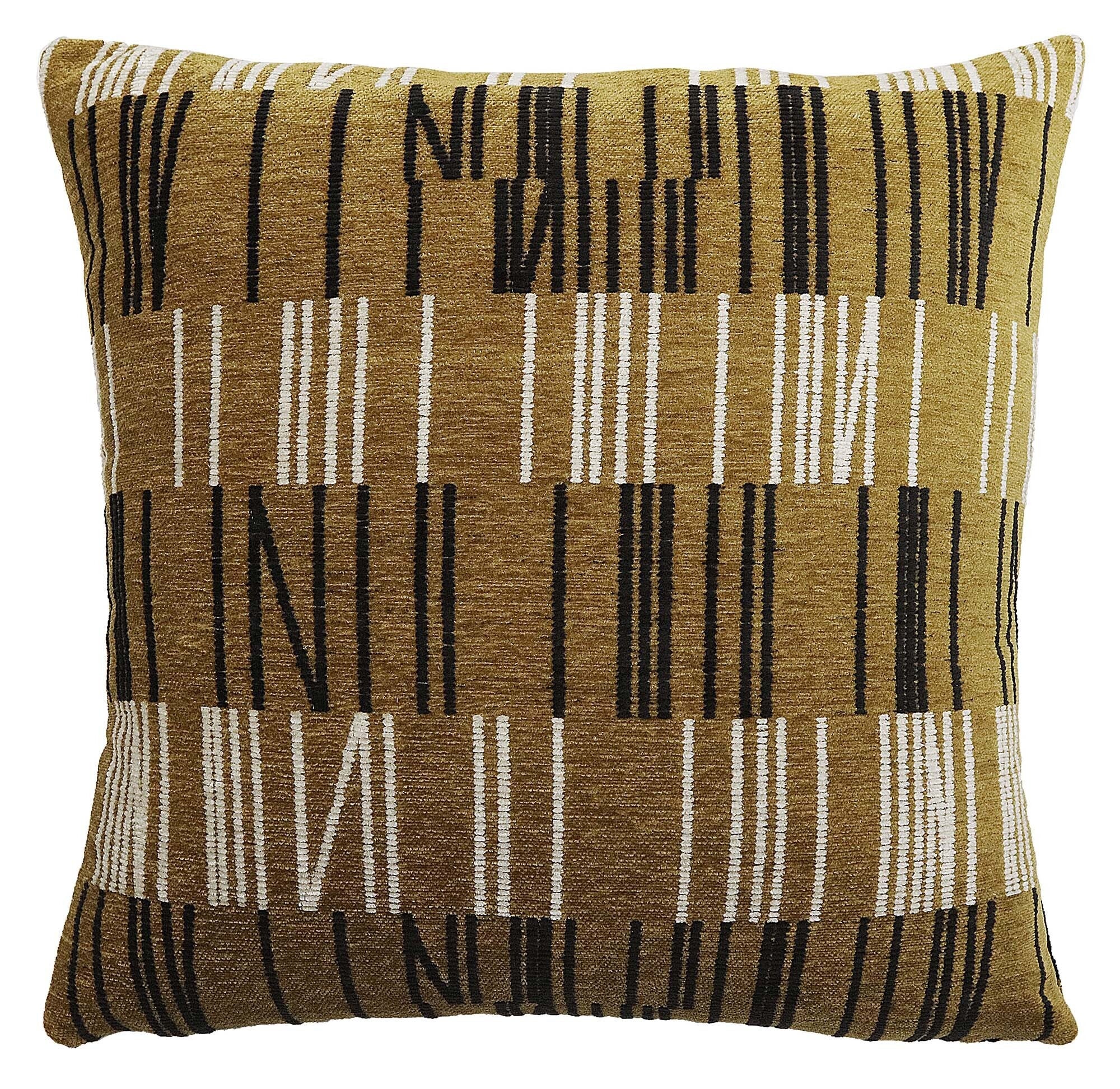  Barcode Ochre 20"x20" Angel Hair 90062