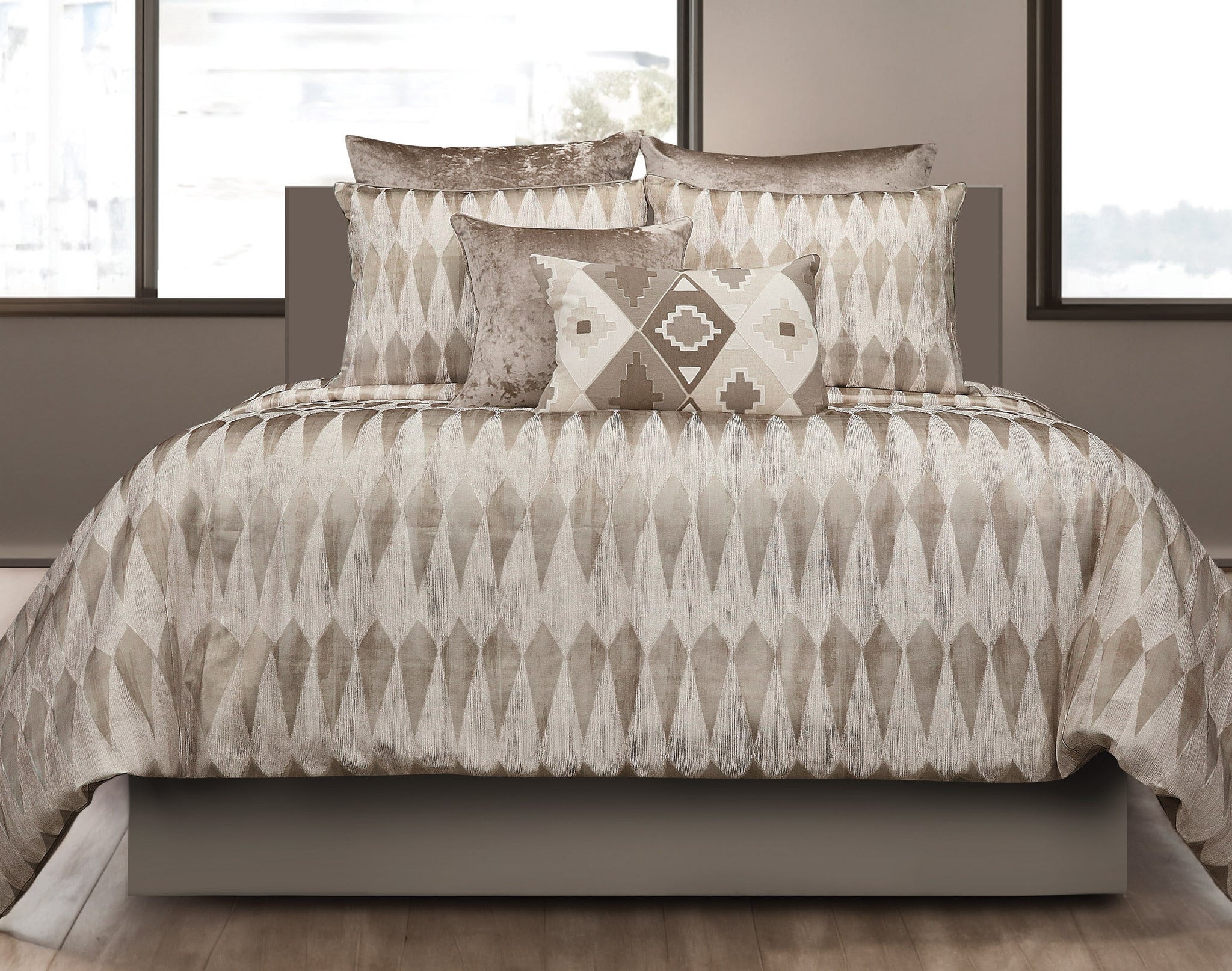  Morris 10 PC W Coverlet Queen Comforter Set 90660