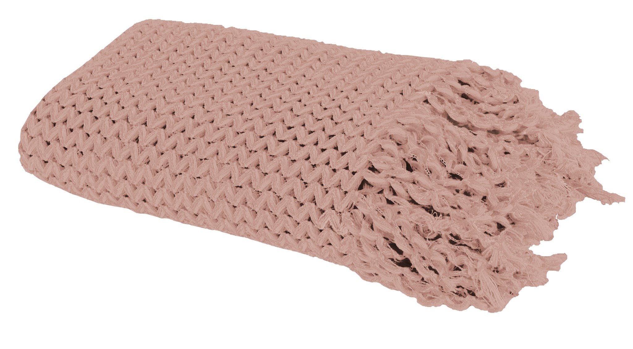  Chevron Throw Blush 50"x60" 78601
