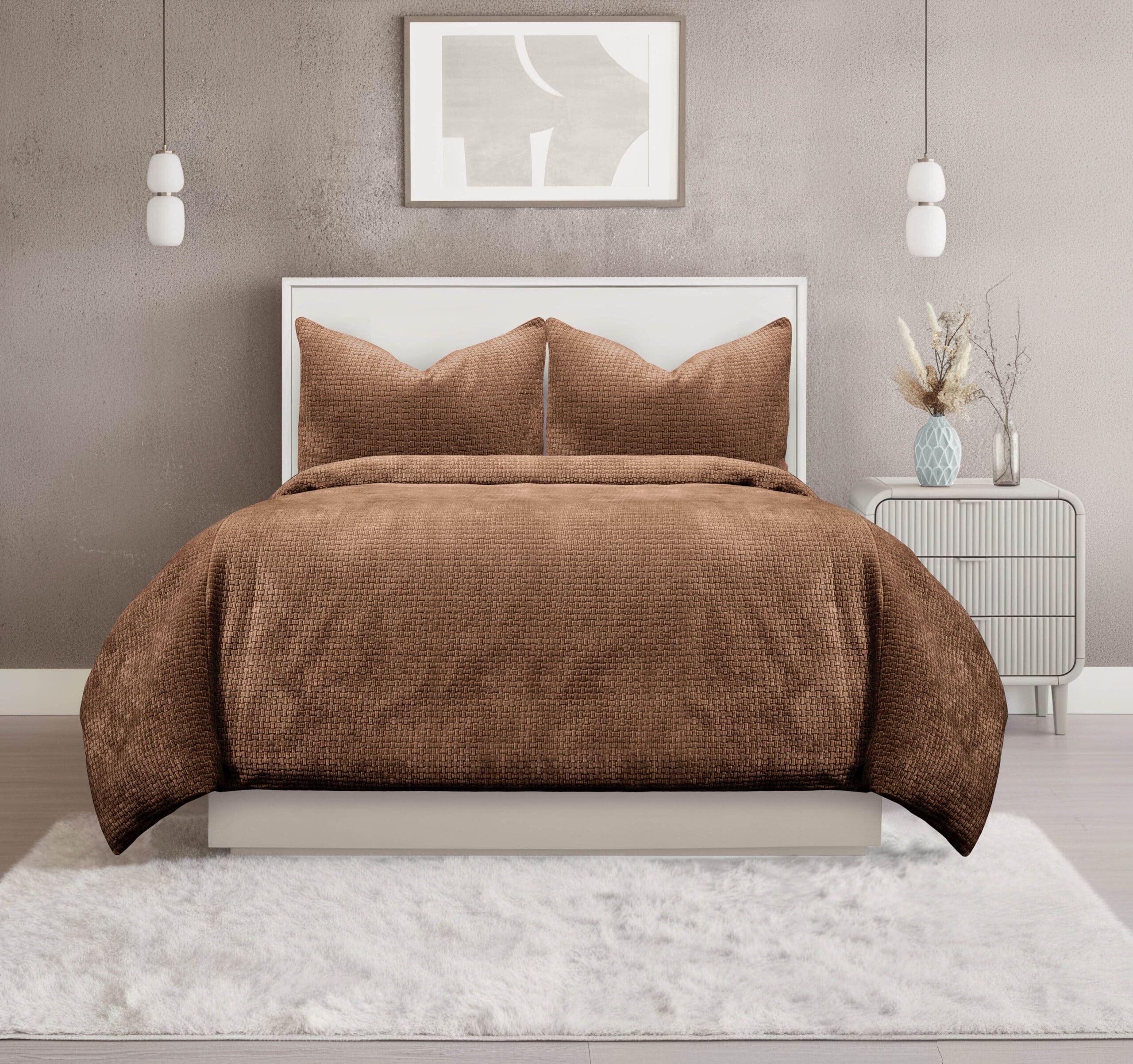Hallmart Collectibles Jolie Whiskey 3 pc Queen Coverlet SetFEB 10-20-2026 25534