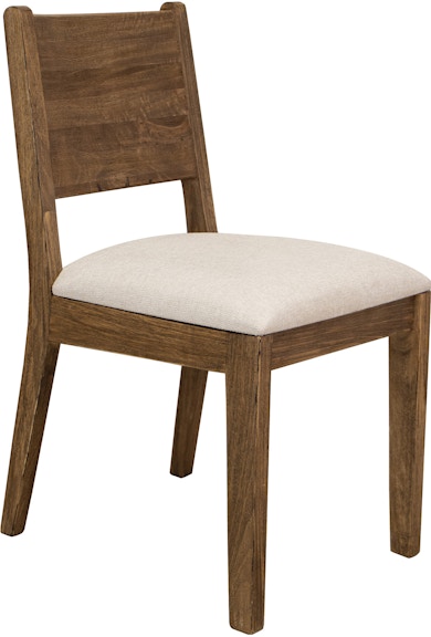 International Furniture Direct Olimpia Upholstered Seat Wooden Chair IFD7381CHR