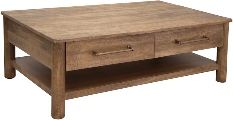 International Furniture Direct Olimpia 4 Drawer Cocktail Table IFD7381CKT