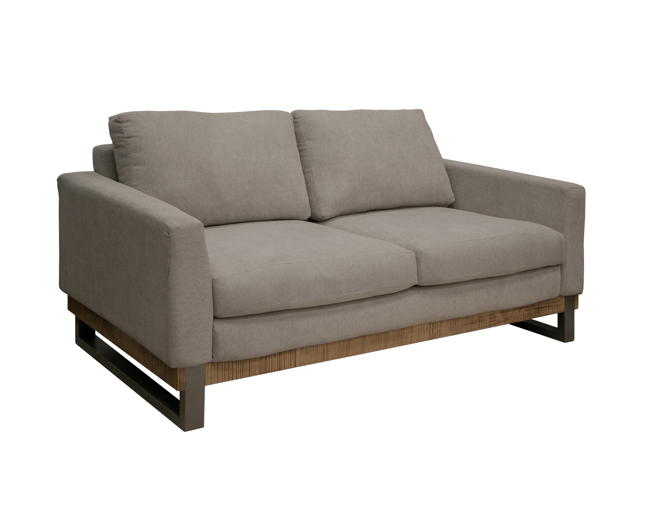 International Furniture Direct Metal and Wood Base, Loveseat IUP241-LOV-151