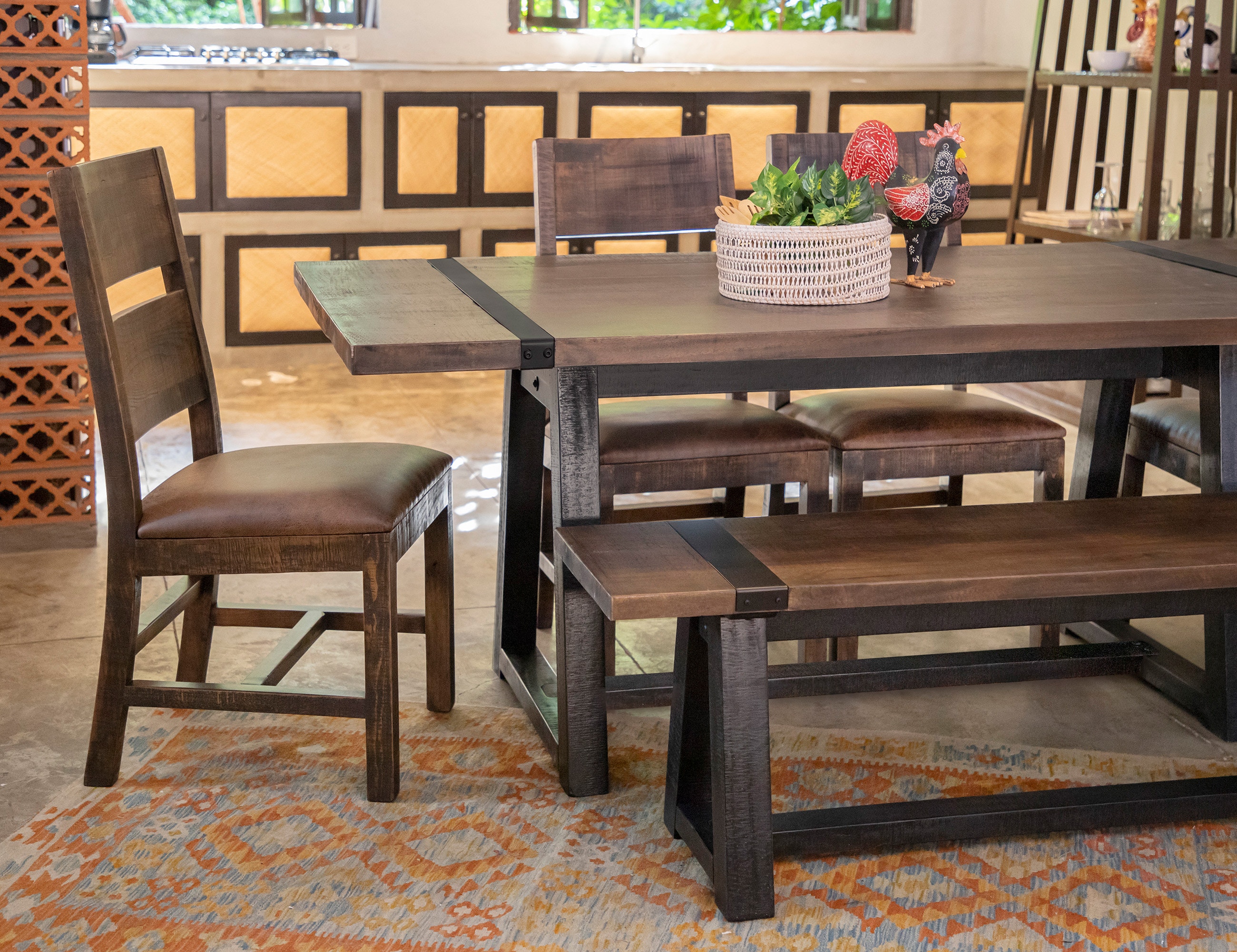 International Furniture Direct Urban Art Dining Table IFD5201DINTBL