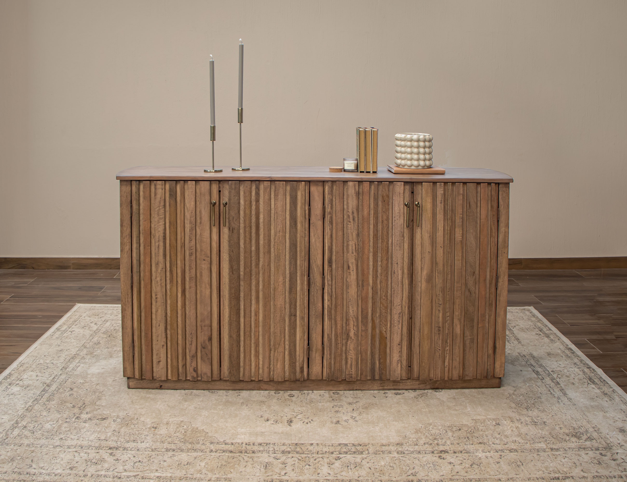 International Furniture Direct Living Room 4 Door Console