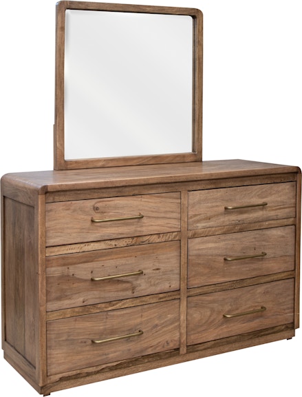 International Furniture Direct Mezquite Mirror IFD6621MIR