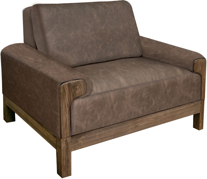 International Furniture Direct Sedona Wooden Frame and Base, Armchair IUP966-ACH-212