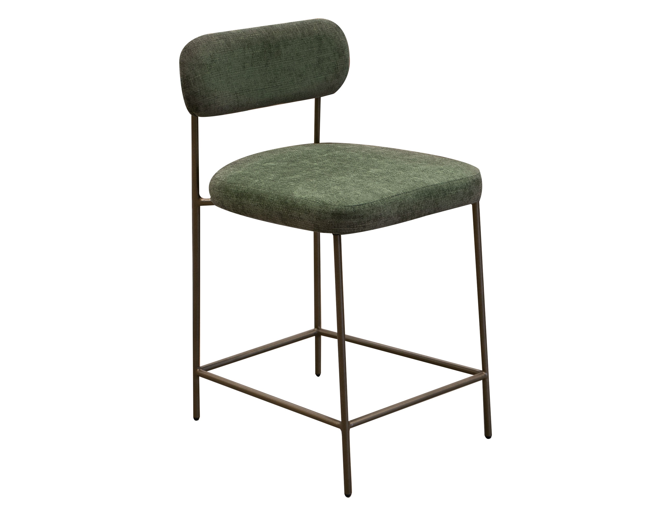 International Furniture Direct Wooden Frame and Metal Base, Barstool 24 Inch IUP801-BST24-111