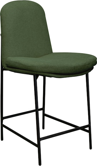 International Furniture Direct America Wooden Frame and Metal Base, 24" Upholstered Barstool IUP803-BST24-111