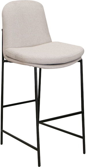 International Furniture Direct America Wooden Frame and Metal Base, 30" Upholstered Barstool IUP803-BST30-161