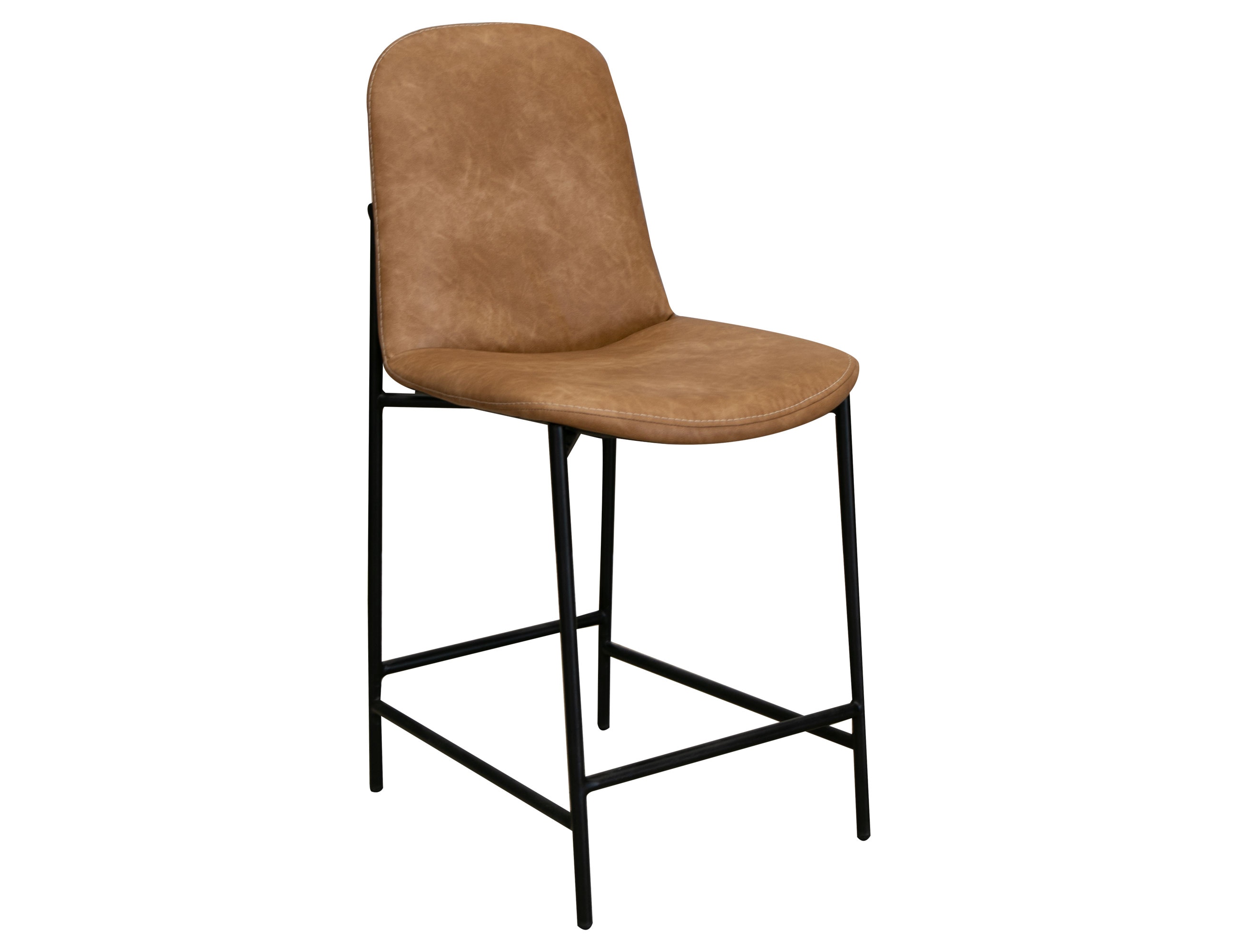 International Furniture Direct Wooden Frame and Metal Base, Barstool 24 Inch IUP803-BST24-202