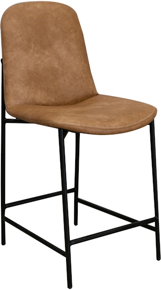 International Furniture Direct America Wooden Frame and Metal Base, 24" Upholstered Barstool IUP803-BST24-202