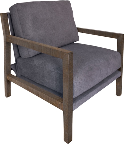 International Furniture Direct Milan Wooden Frame, Armchair IUP401-ACH-121