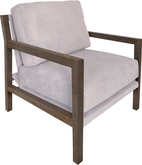 International Furniture Direct Milan Wooden Frame, Armchair IUP401-ACH-161