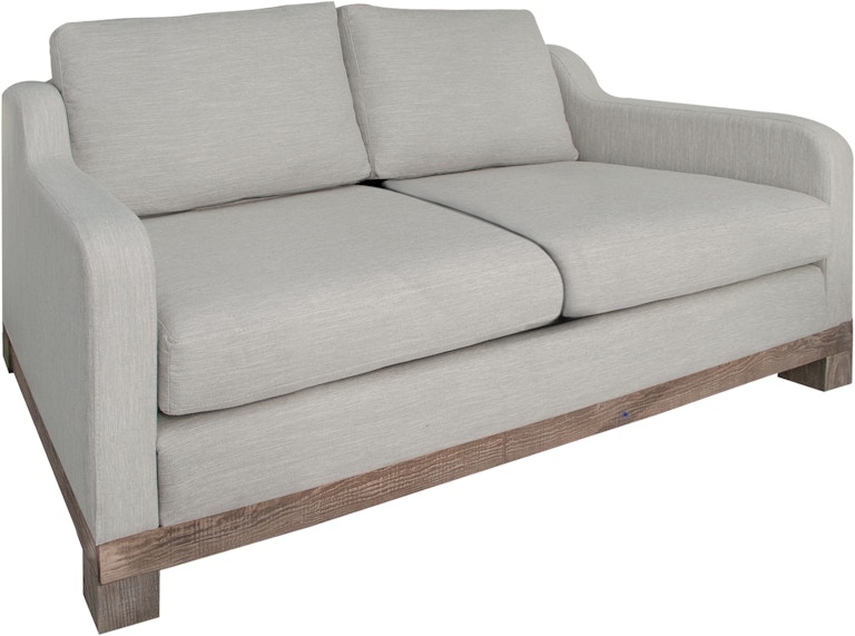 International Furniture Direct Samba Wooden Frame and Base, Two-Cushion Loveseat IUP298-LOV-131-A