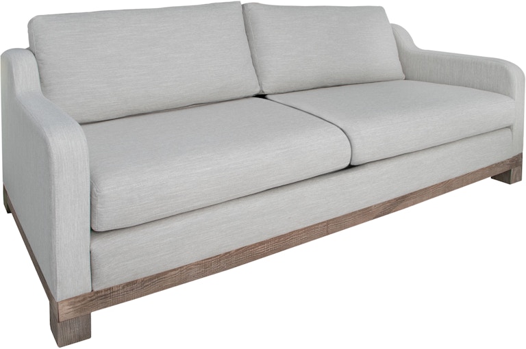 International Furniture Direct Samba Wooden Frame and Base, Two-Cushion Sofa IUP298-SOF-131-A
