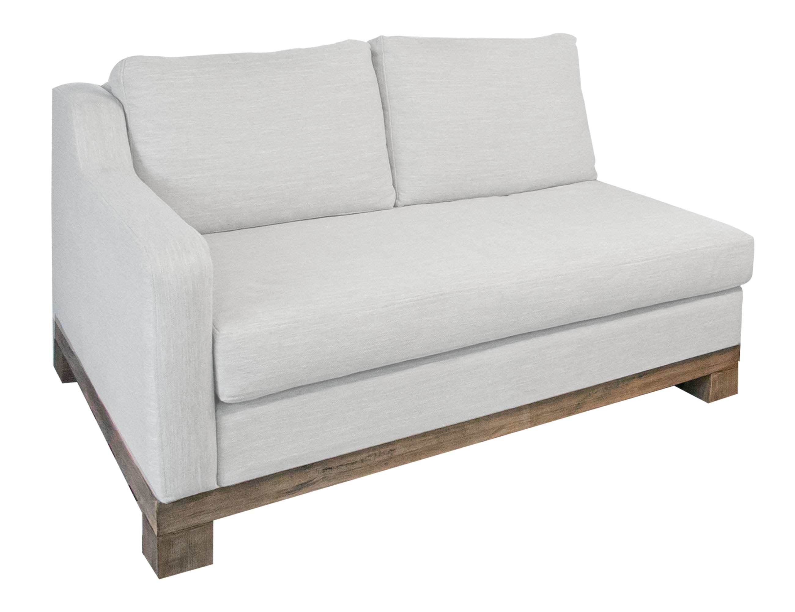 International Furniture Direct Wooden Frame and Base, Sectional Right-Arm Loveseat IUP298-LOV-RT-161