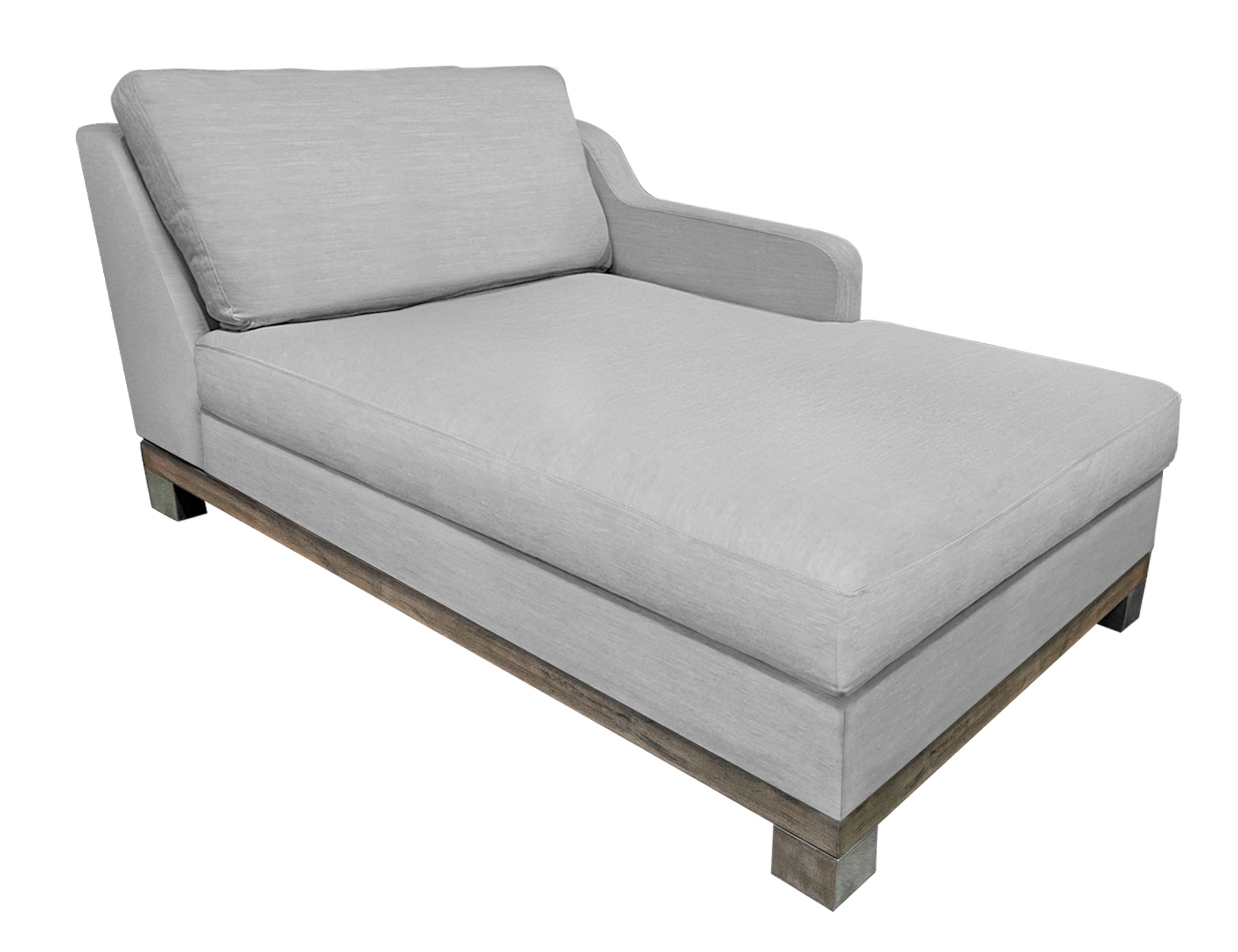  Wooden Frame and Base, Sectional Left Chaise 