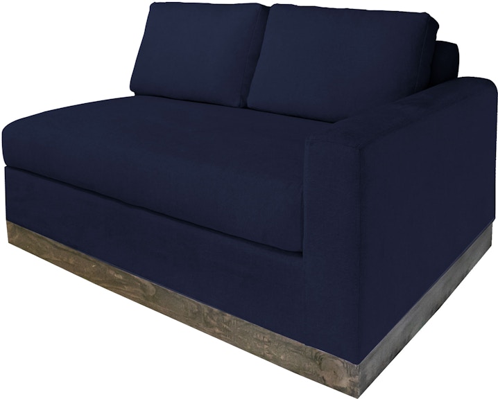 International Furniture Direct Georgia Wooden Frame and Base, Sectional Right-Arm Loveseat IUP722-LOV-RT-221